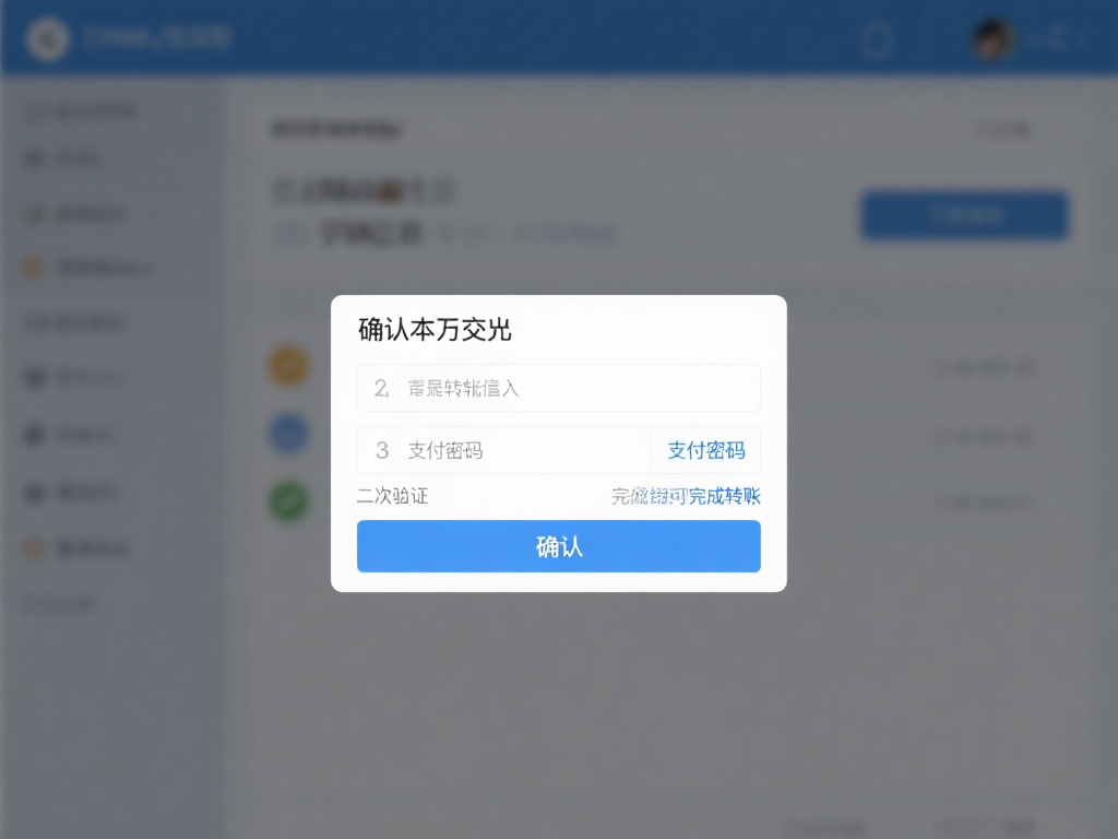 确认并提交：核对转账信息无误后，点击“确认”按钮，
